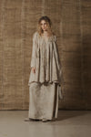 Mutedance 25 Spring/Summer Silk Floral Dye Outerwear MD-MD25SS17-SAND MD25SS16